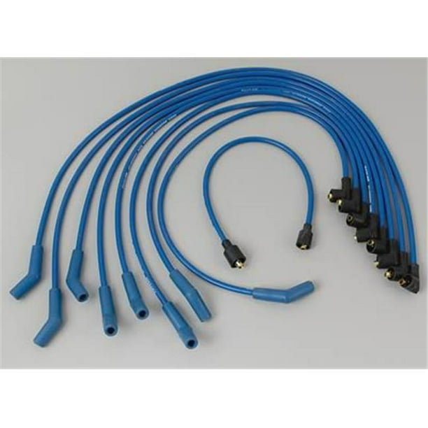 Taylor Cable 46061 Blue 90-Degree Spark Plug Boot/Terminal Kit Pack of 8 